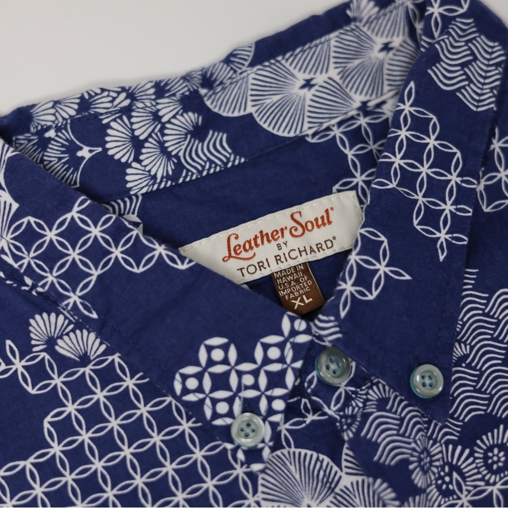 Tori Richard x Leather Soul Aloha Shirt XL